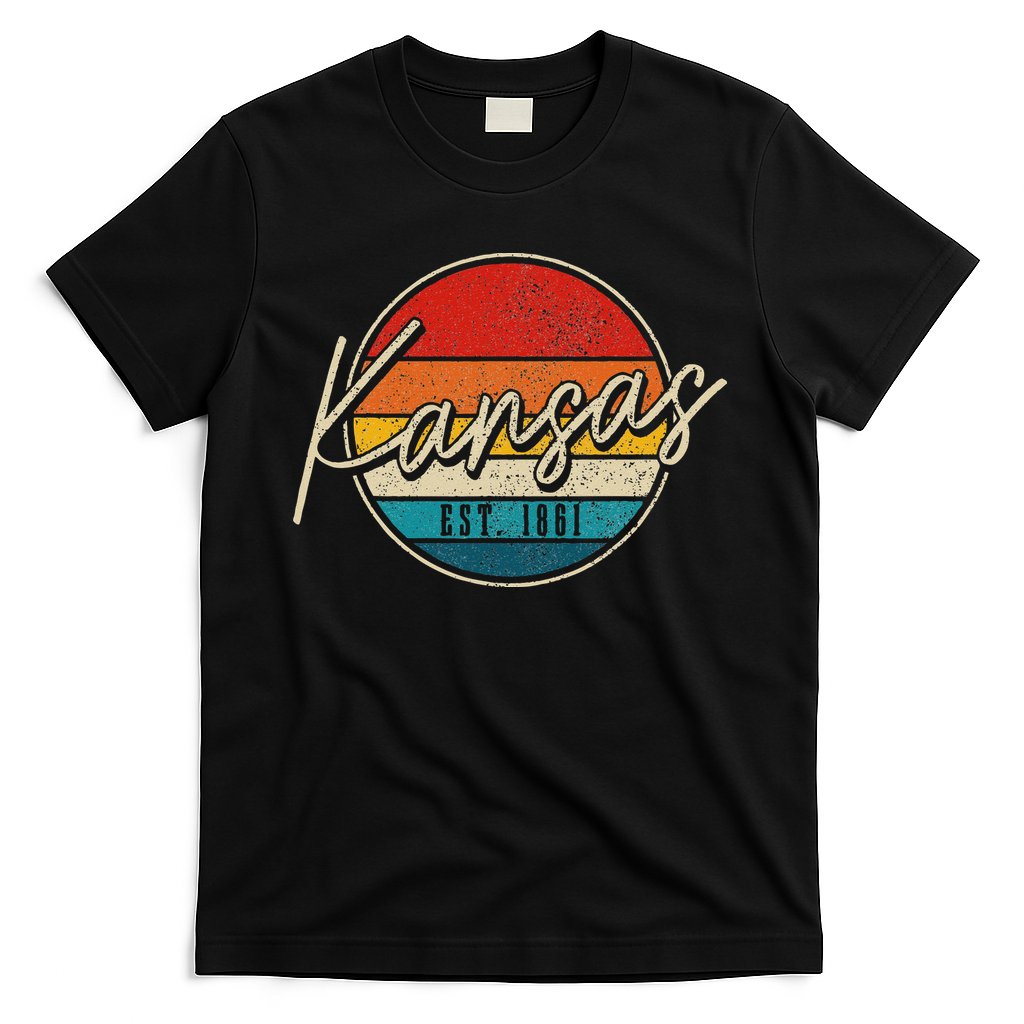 Kansas Est. 1861 Pride Vintage Kansas T-Shirt