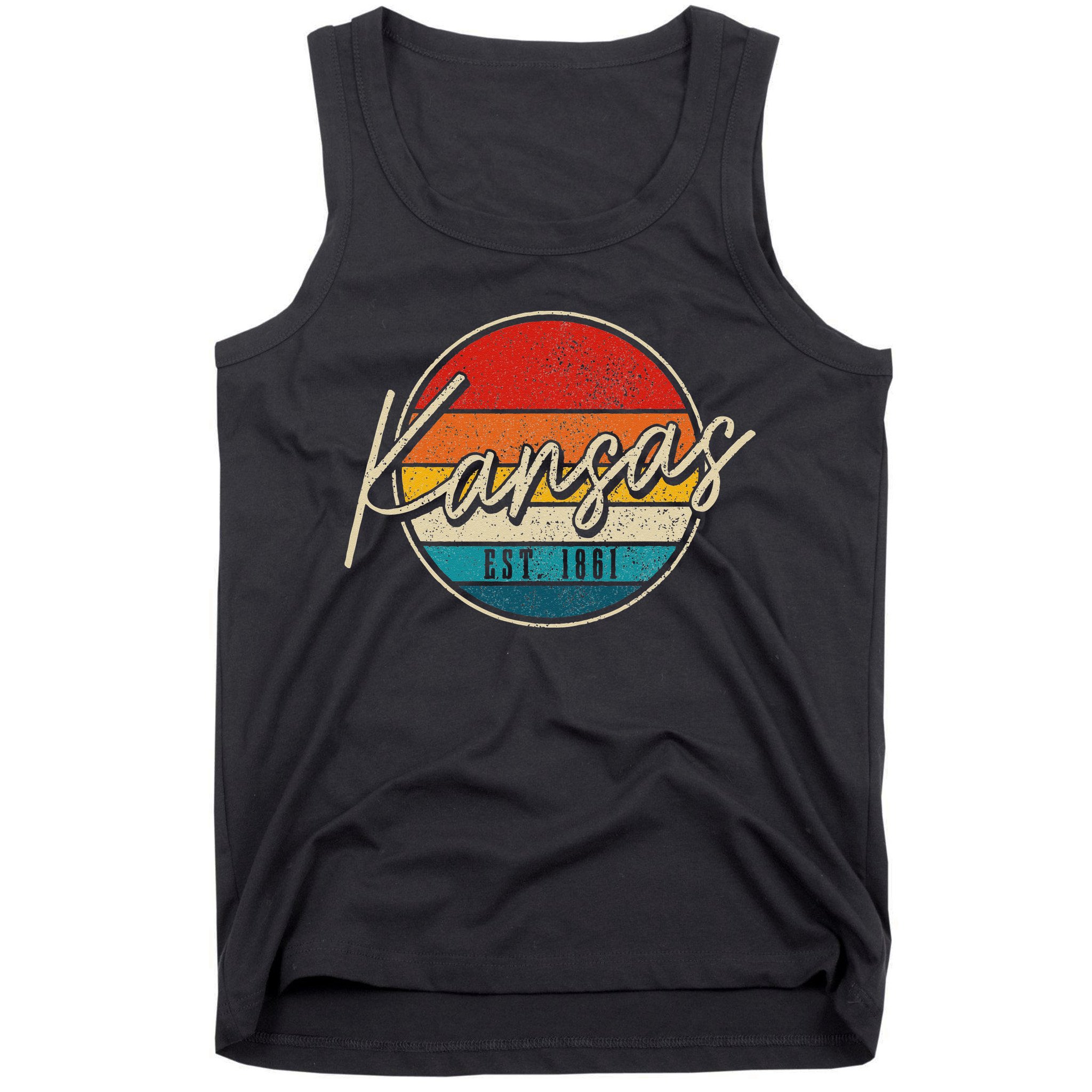 Kansas Est. 1861 Pride Vintage Kansas Tank Top