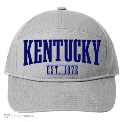 Kentucky Est 1972 Vintage 7-Panel Snapback Hat