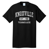 Knoxville Est 1786 Tennessee Tn Vintage Established Sports Design Tall T-Shirt