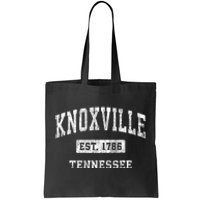 Knoxville Est 1786 Tennessee Tn Vintage Established Sports Design Tote Bag