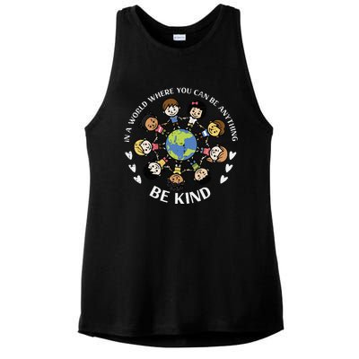 Kind Earth Anti Bullying Unity Day Orange Ladies PosiCharge Tri-Blend Wicking Tank