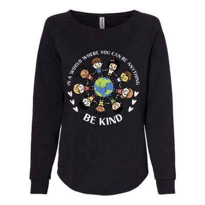 Kind Earth Anti Bullying Unity Day Orange Womens California Wash Sweatshirt