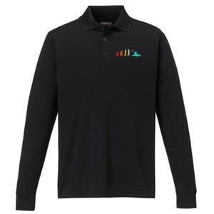 Kayaking Evolution Canoeing Kayaker Paddling Kayak Performance Long Sleeve Polo