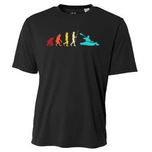 Kayaking Evolution Canoeing Kayaker Paddling Kayak Cooling Performance Crew T-Shirt