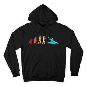 Kayaking Evolution Canoeing Kayaker Paddling Kayak Hoodie