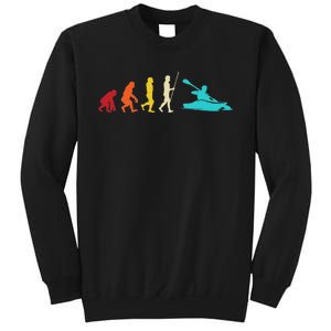 Kayaking Evolution Canoeing Kayaker Paddling Kayak Sweatshirt