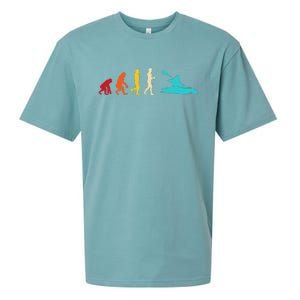 Kayaking Evolution Canoeing Kayaker Paddling Kayak Sueded Cloud Jersey T-Shirt