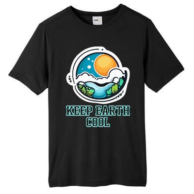 Keep Earth Cool Climate Awareness Tall Fusion ChromaSoft Performance T-Shirt