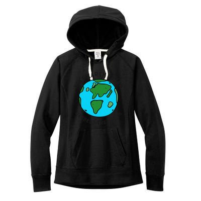 Keep Earth Clean Respect The Earth Day Love Hippie Planet Women's Fleece Hoodie