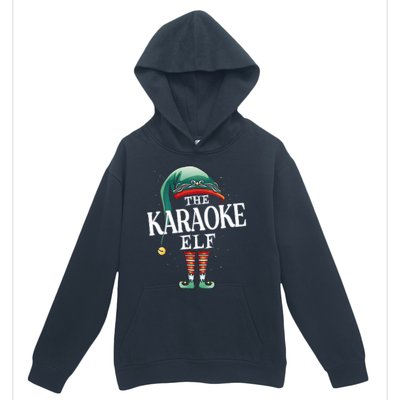 Karaoke Elf Christmas Group Xmas Pajama Party Vneck Urban Pullover Hoodie