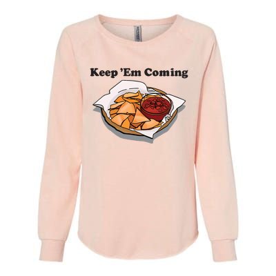 Keep Em Coming Womens California Wash Sweatshirt