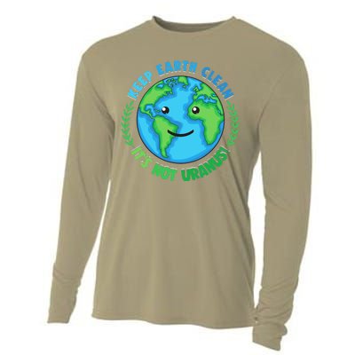 Keep Earth Clean It's Not Uranus EARTH DAY Cooling Performance Long Sleeve Crew