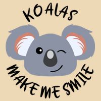 Koala Eating Eucalyptus Ironic Saying Bear Gift Zip Tote Bag