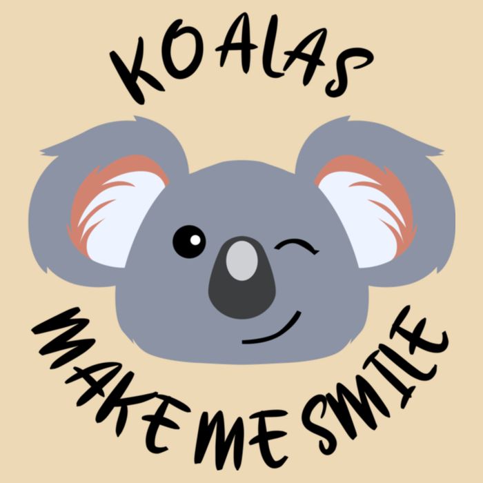 Koala Eating Eucalyptus Ironic Saying Bear Gift Zip Tote Bag