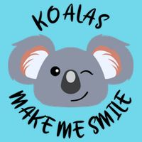 Koala Eating Eucalyptus Ironic Saying Bear Gift Button