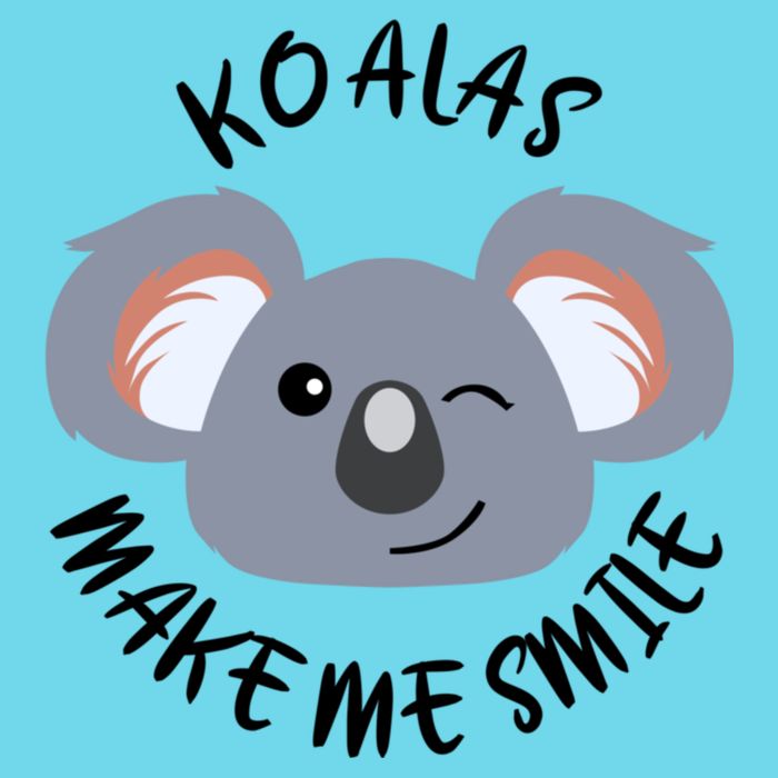 Koala Eating Eucalyptus Ironic Saying Bear Gift Button