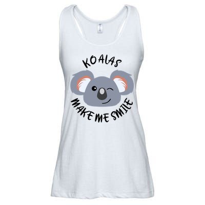 Koala Eating Eucalyptus Ironic Saying Bear Gift Ladies Essential Flowy Tank