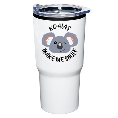 Koala Eating Eucalyptus Ironic Saying Bear Gift Tumbler