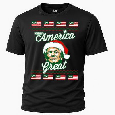Keep America Great Ugly Christmas Sweater Performance Shirt