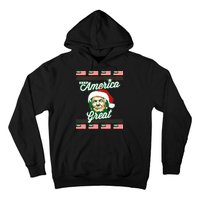 Keep America Great Ugly Christmas Sweater Hoodie