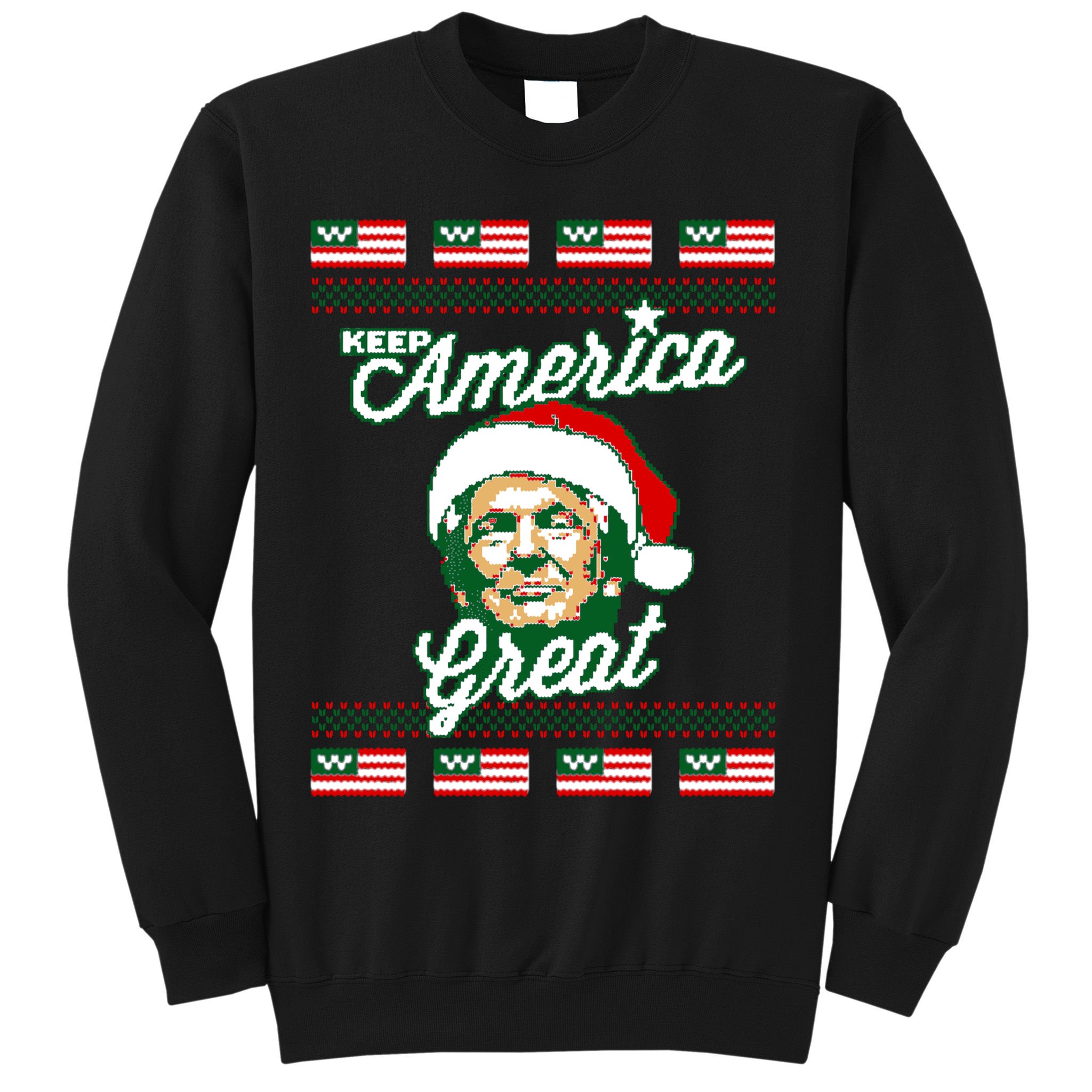 Keep America Great Ugly Christmas Sweater Sweatshirt
