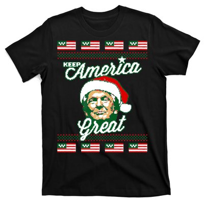 Keep America Great Ugly Christmas Sweater T-Shirt