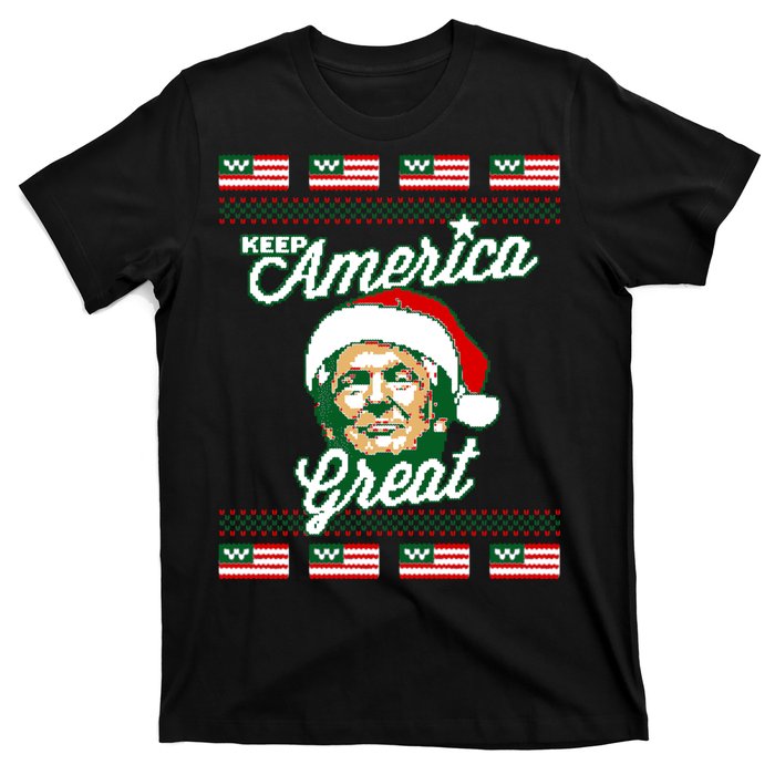 Keep America Great Ugly Christmas Sweater T-Shirt