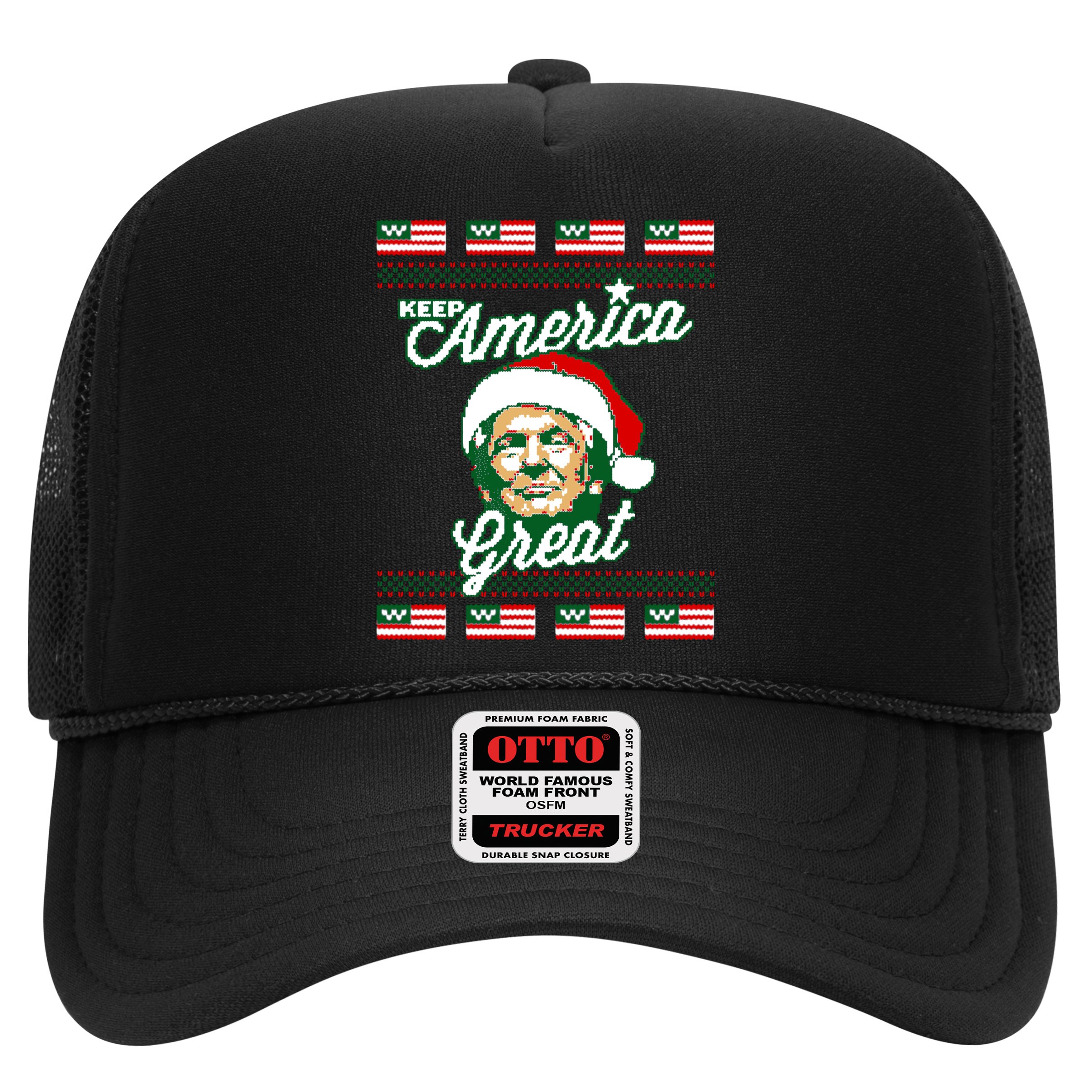 Keep America Great Ugly Christmas Sweater Hat
