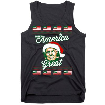 Keep America Great Ugly Christmas Sweater Tank Top