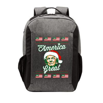 Keep America Great Ugly Christmas Sweater Vector Backpack