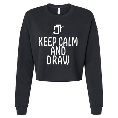 Keep Cal And Draw Astrologian FF14 Cropped Pullover Crew