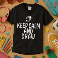Keep Cal And Draw Astrologian FF14 Kids T-Shirt