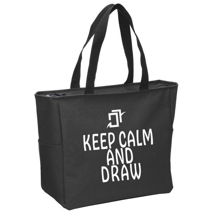 Keep Cal And Draw Astrologian FF14 Zip Tote Bag