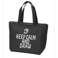 Keep Cal And Draw Astrologian FF14 Zip Tote Bag