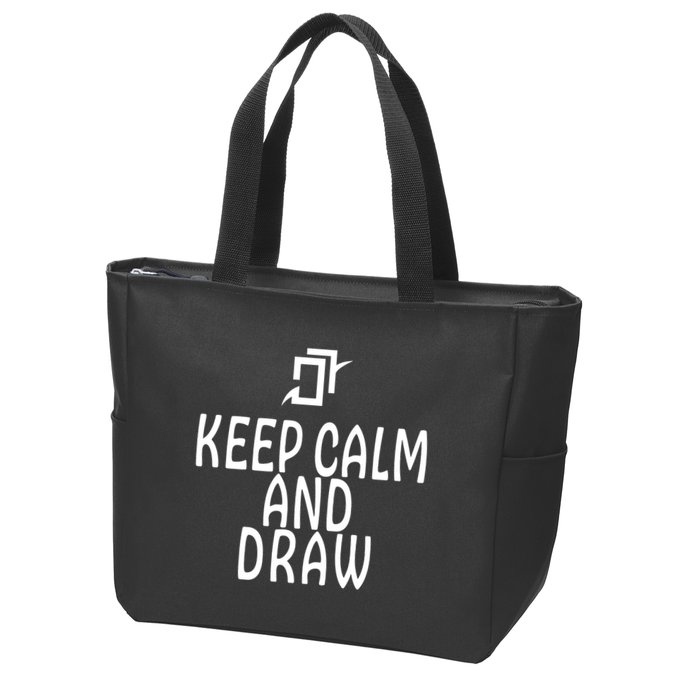 Keep Cal And Draw Astrologian FF14 Zip Tote Bag