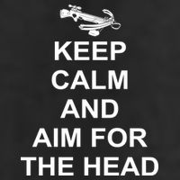 Keep Calm and Aim For The Head Cool Comfort Performance Bucket Hat