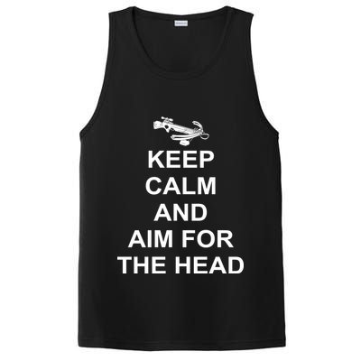 Keep Calm and Aim For The Head PosiCharge Competitor Tank