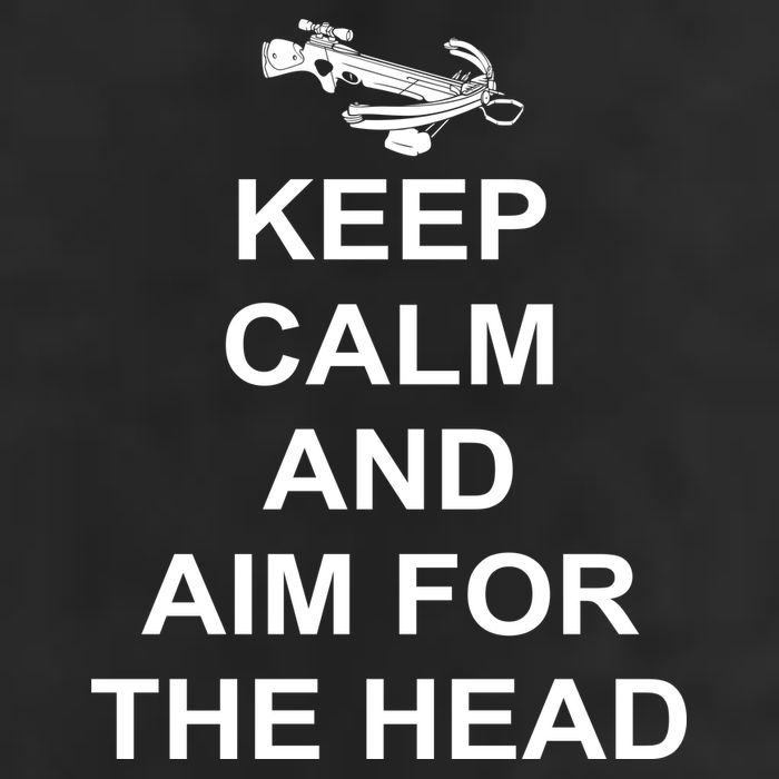 Keep Calm and Aim For The Head Trucker Hat
