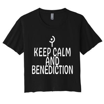 Keep Calm And Benediction FF14 White Mage Crop Top
