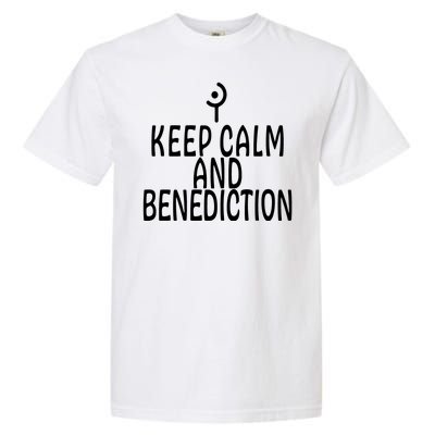 Keep Calm And Benediction FF14 White Mage Garment-Dyed Heavyweight T-Shirt