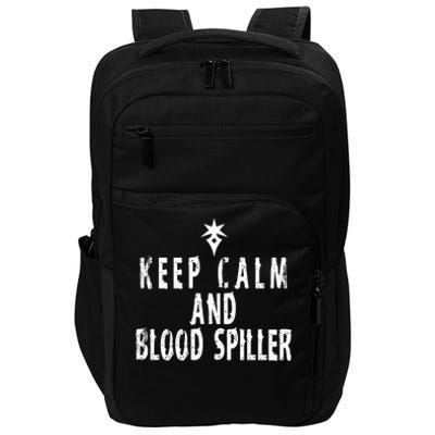 Keep Calm And Blood Spiller Dark Knight FF14 Impact Tech Backpack