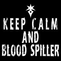 Keep Calm And Blood Spiller Dark Knight FF14 Drawstring Bag