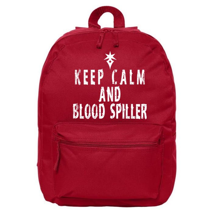 Keep Calm And Blood Spiller Dark Knight FF14 16 in Basic Backpack