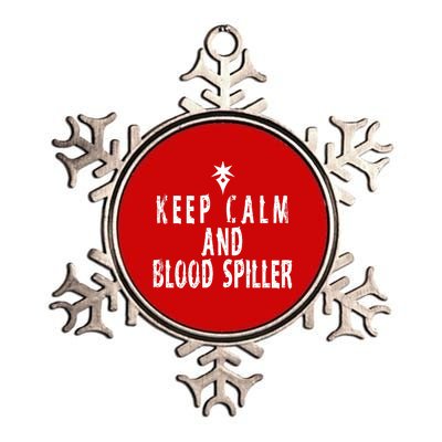 Keep Calm And Blood Spiller Dark Knight FF14 Metallic Star Ornament