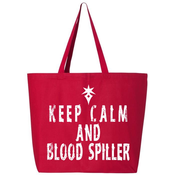 Keep Calm And Blood Spiller Dark Knight FF14 25L Jumbo Tote