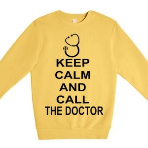 Keep Calm and Call The Doctor Premium Crewneck Sweatshirt