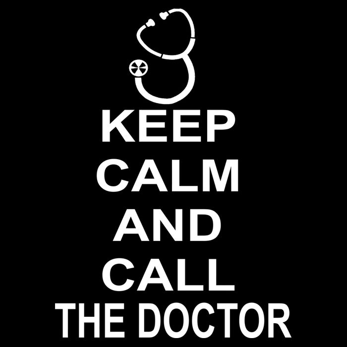 Keep Calm and Call The Doctor 16 in Basic Backpack