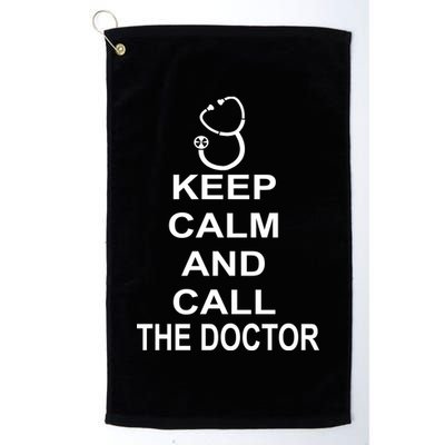 Keep Calm and Call The Doctor Golf Towel