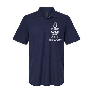 Keep Calm and Call The Doctor Softstyle Adult Sport Polo